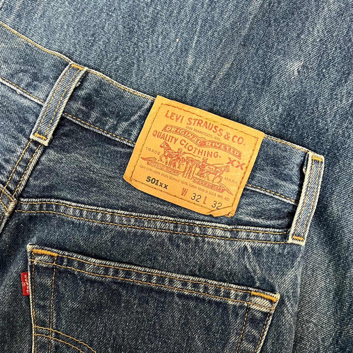 90s Made in USA 리바이스 501xx 데님 팬츠 청바지 30 상품이미지4