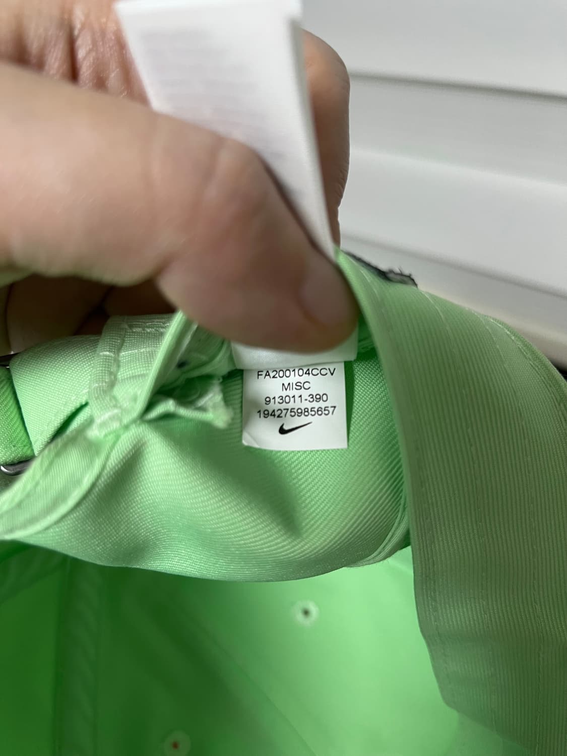 나이키 정품 헤리티지 86 퓨추라 워시드캡 파스텔 그린 / 나이키 모자 상품이미지5