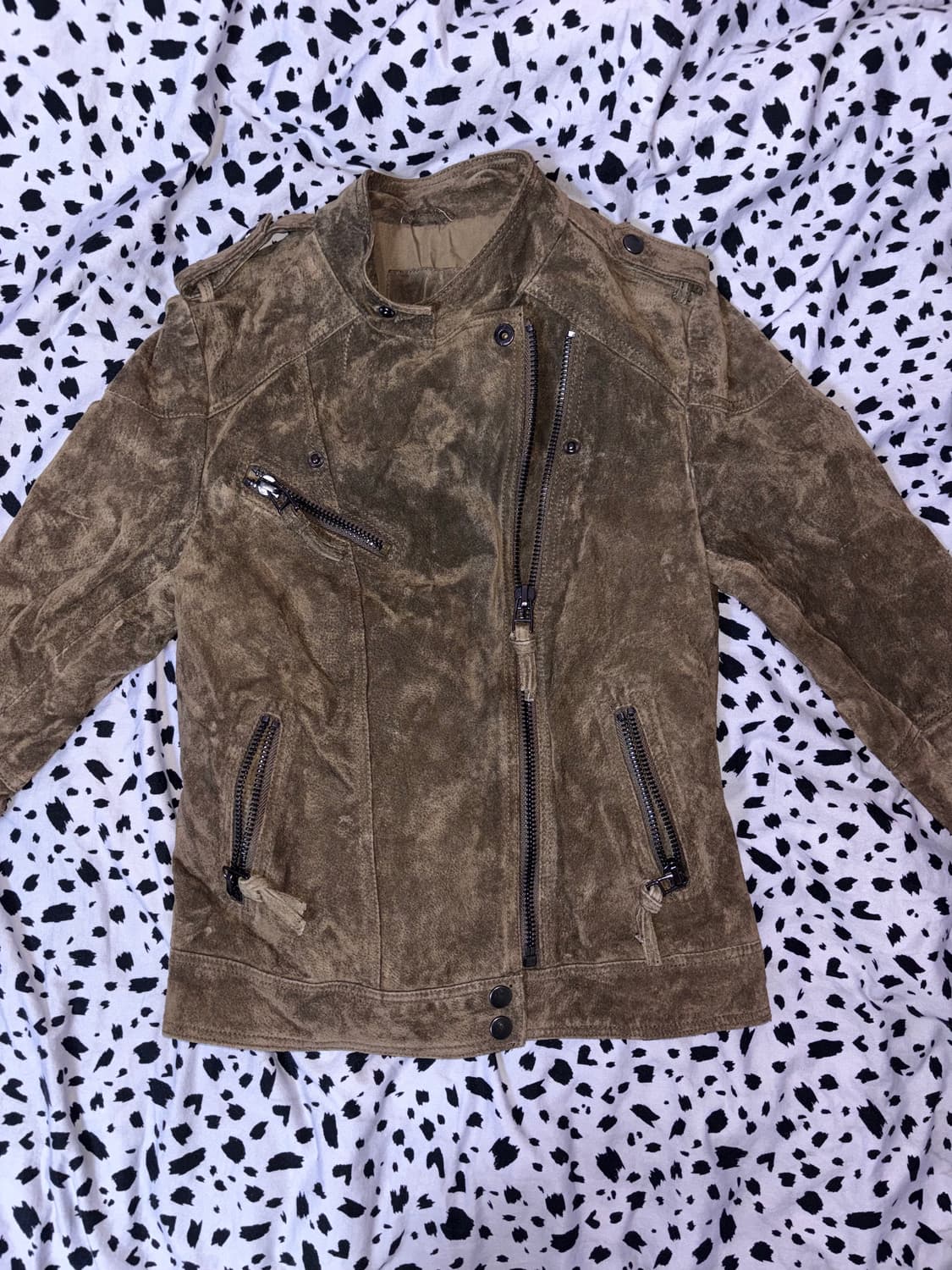 스웨이드 라이더 자켓 상품이미지1