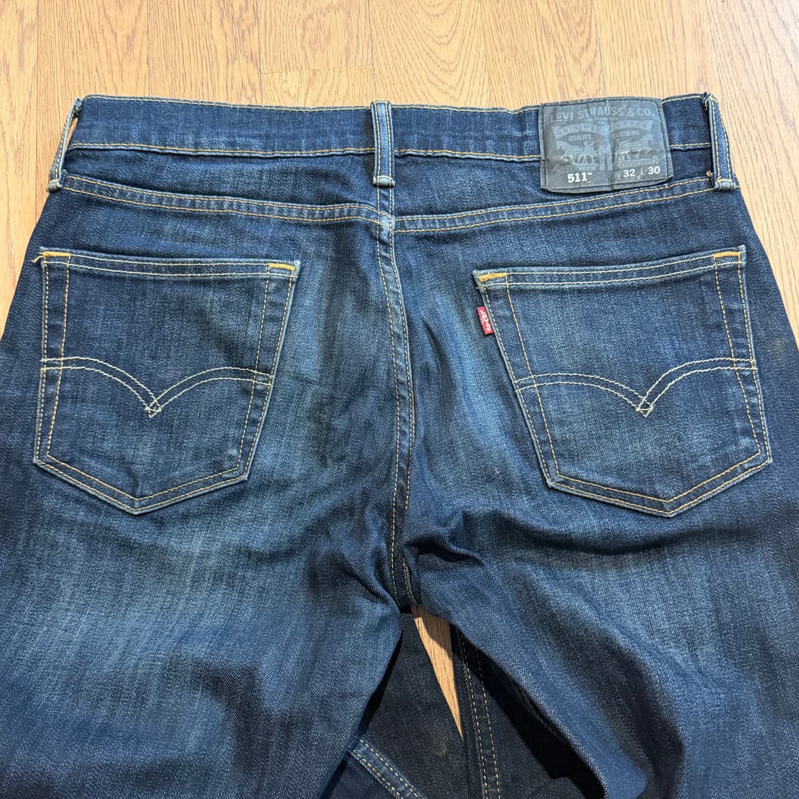 Levi's 511 워싱 스트레이트핏 데님 팬츠 상품이미지4