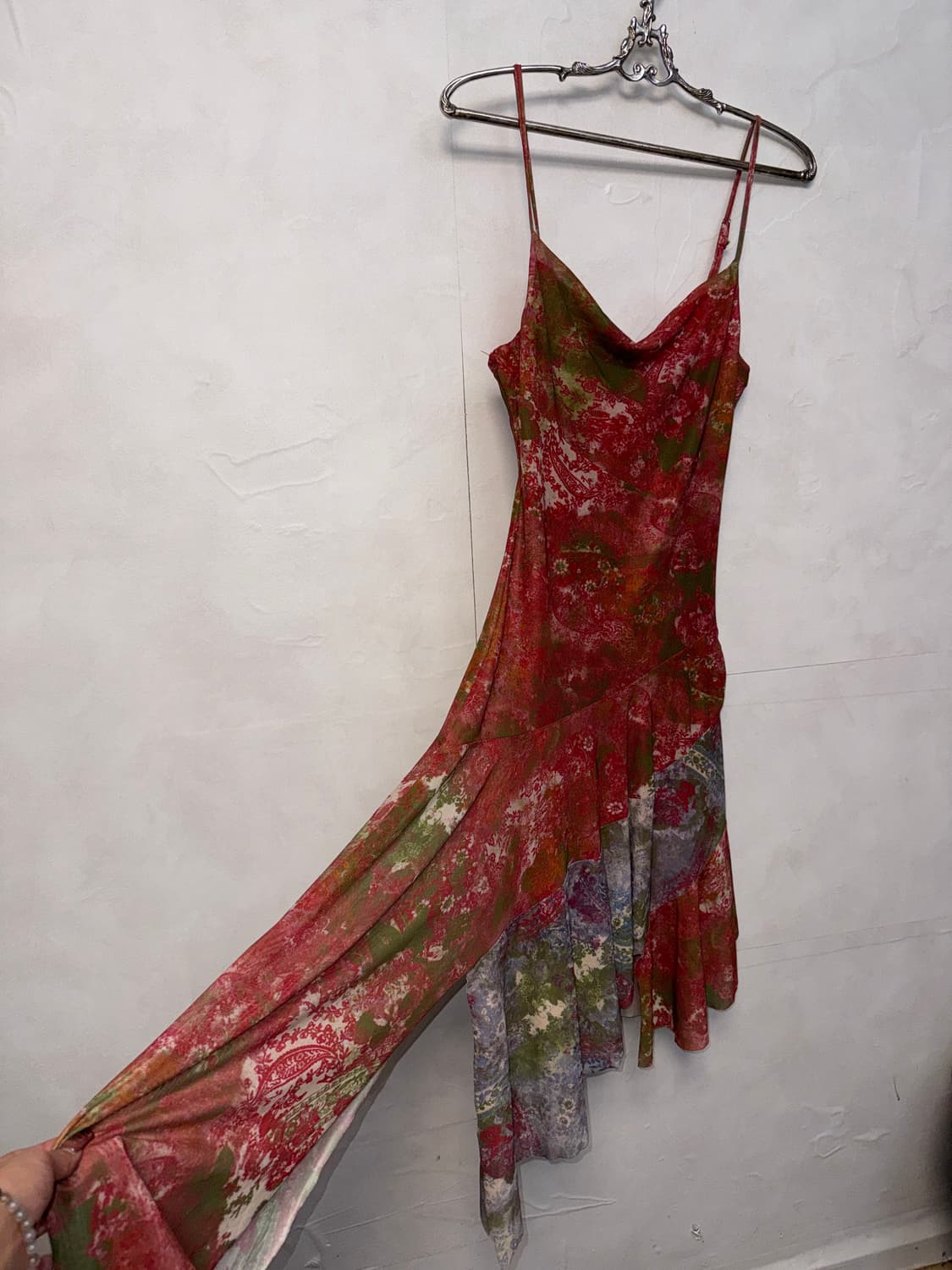 Abstract bohemian mesh asymmetrical ops 상품이미지5