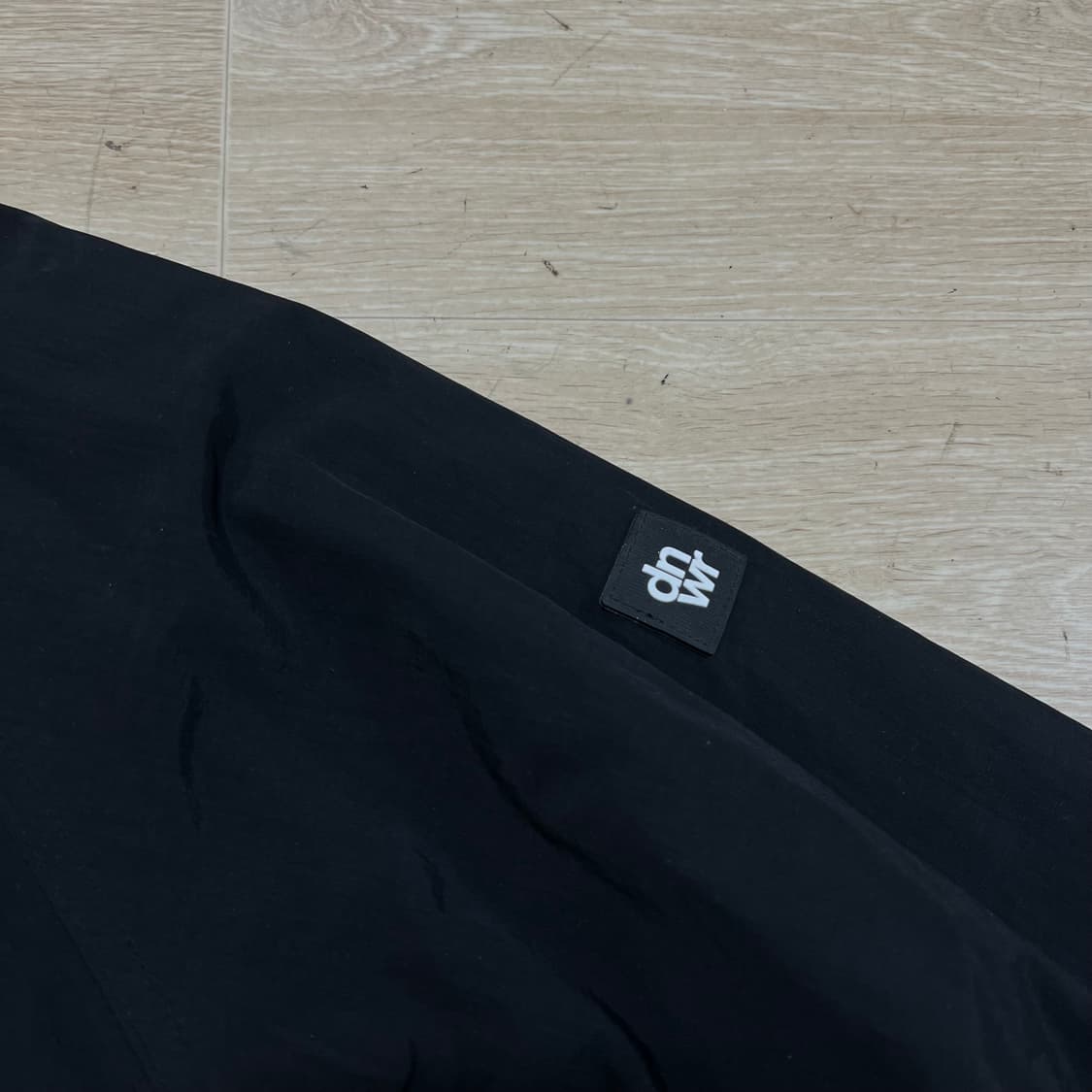 자라 dnwr 와펜 기능성 바람막이 집업자켓 [블랙] M/95 상품이미지4