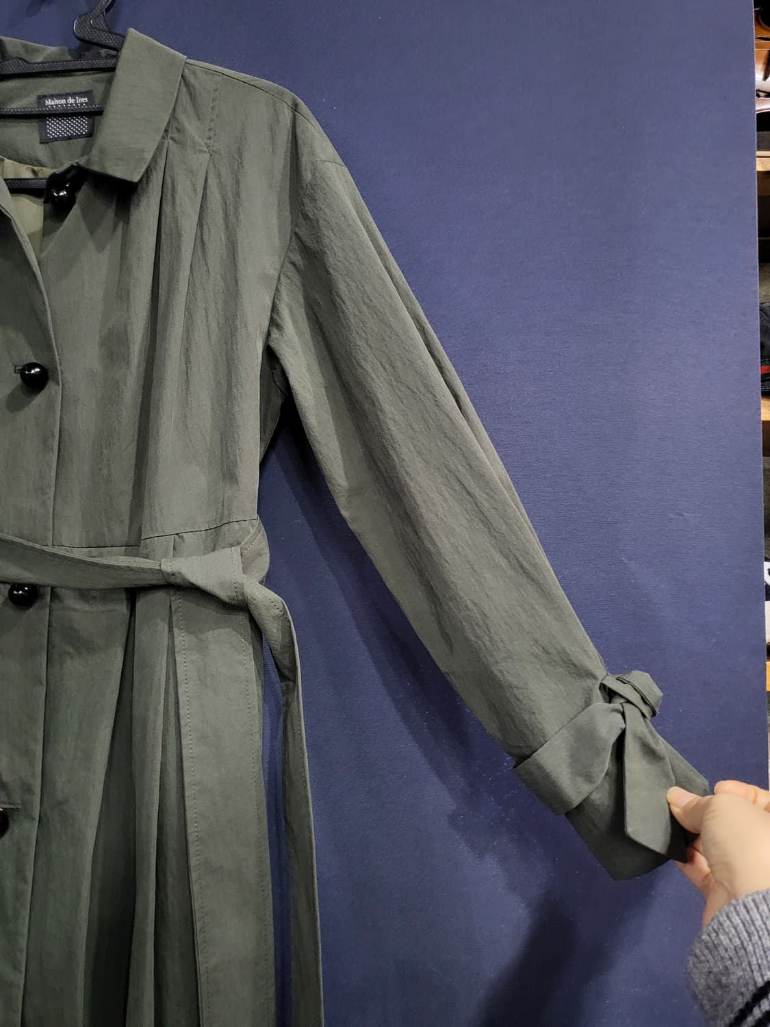 메종드이네스 벨트 롱원피스 자켓 상품이미지2