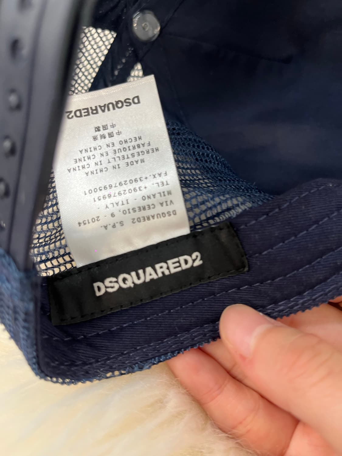 DSQUARED2 navy cap 상품이미지8