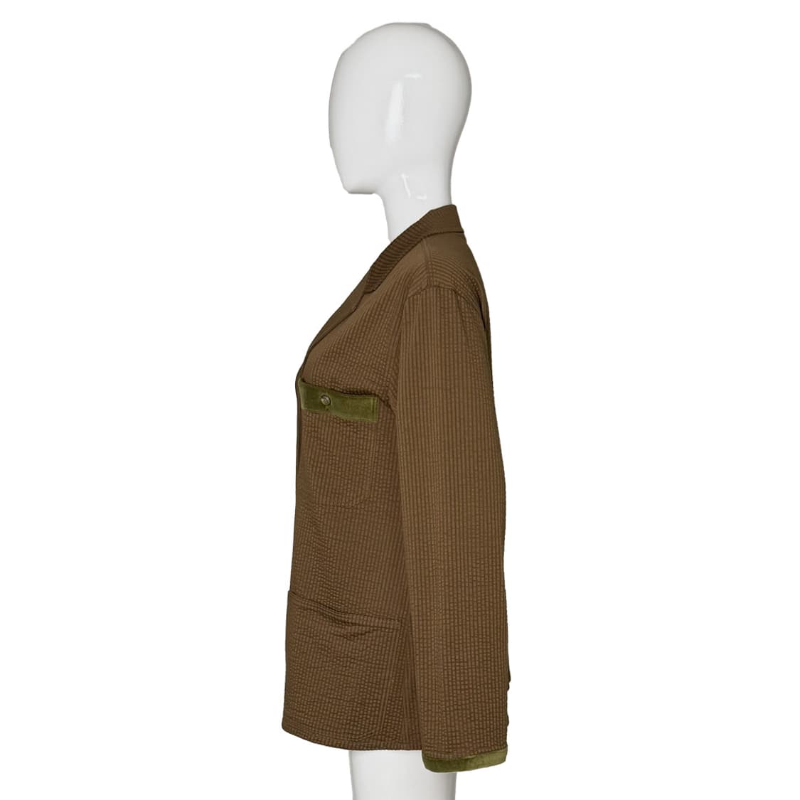 벨루어 소매 디테일 시어서커 자켓 상품이미지4