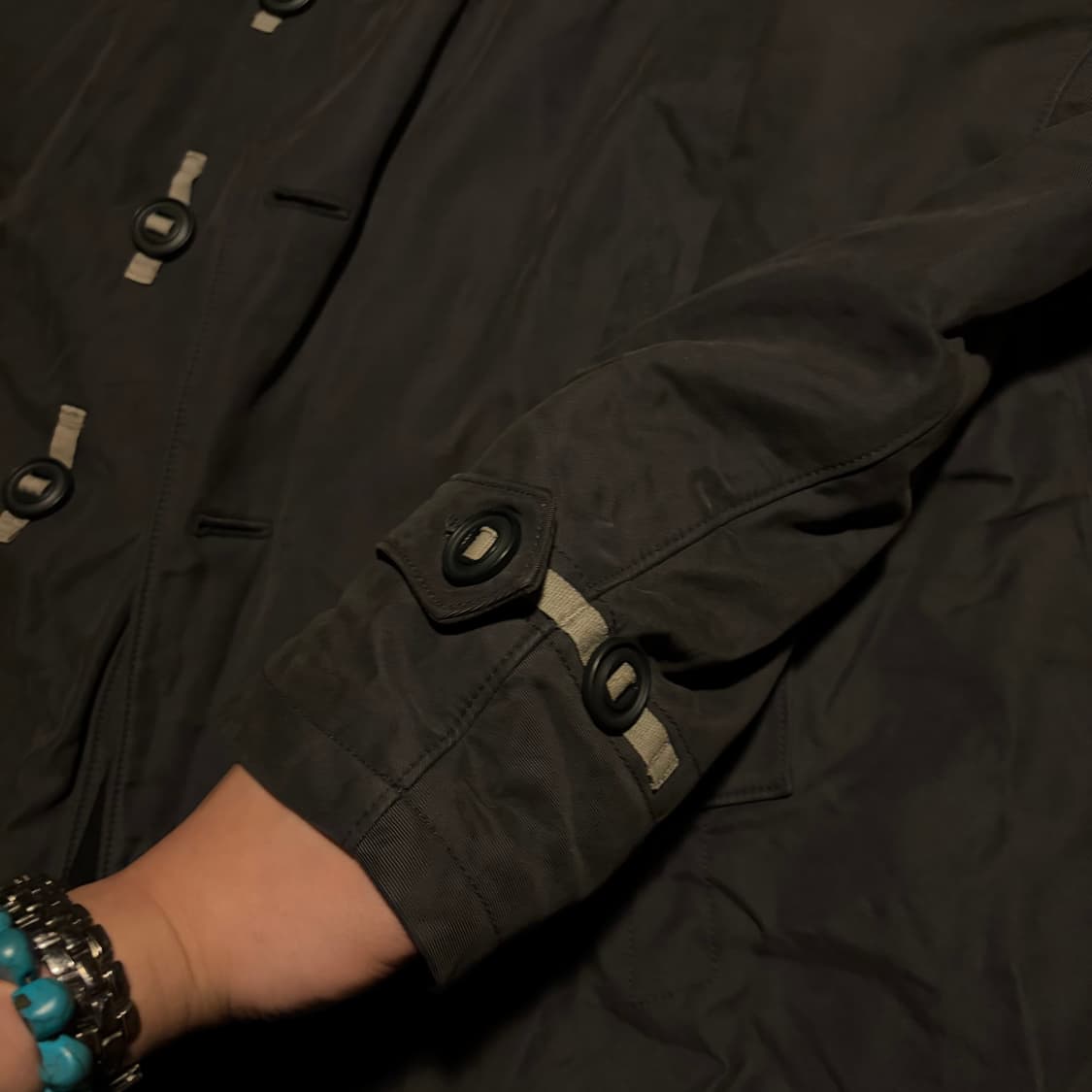 Armani collezioni 밀리티리 버튼 코트 상품이미지4