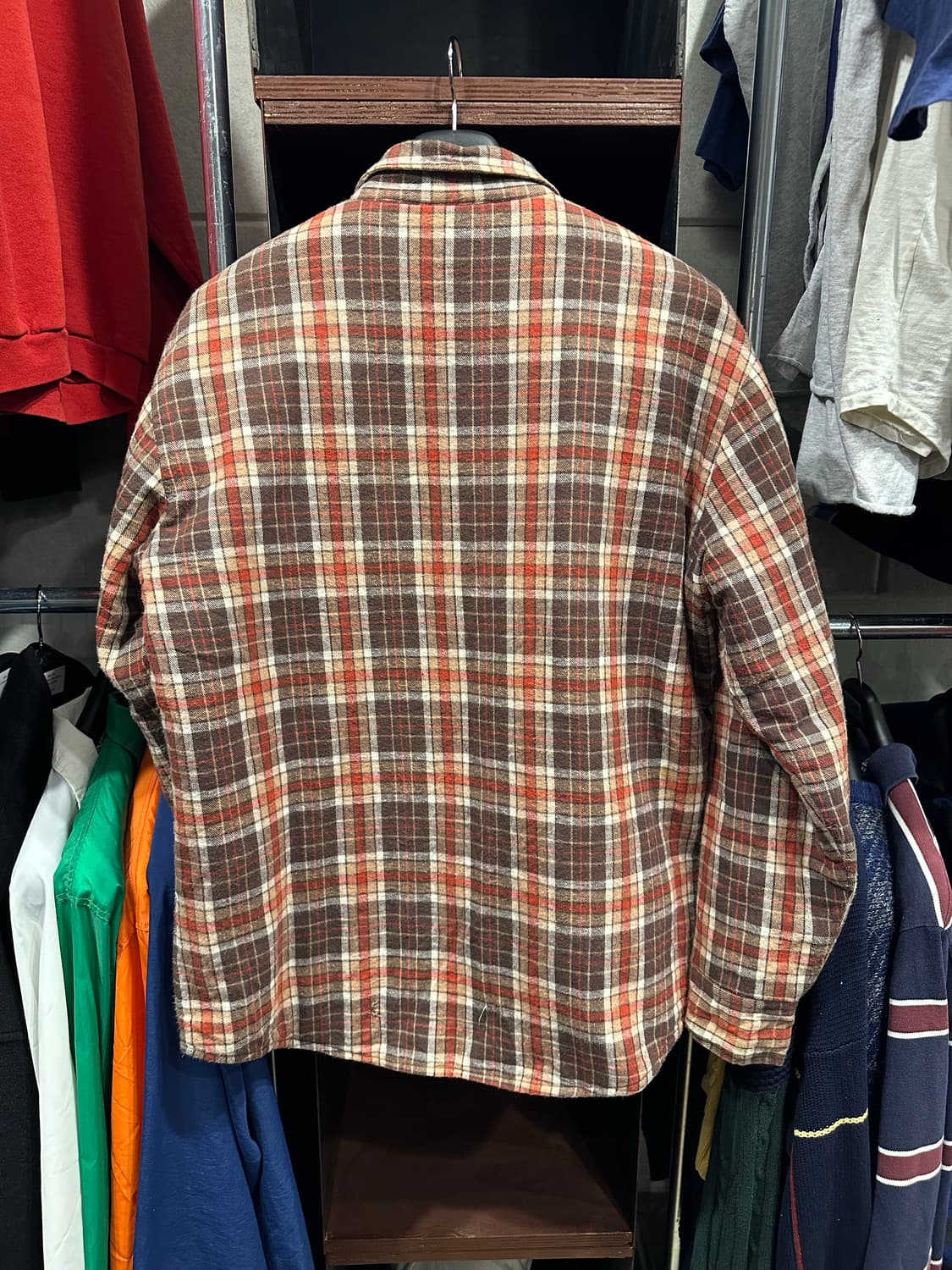 빈티지 90s 퀄팅 플란넬 셔츠  상품이미지2