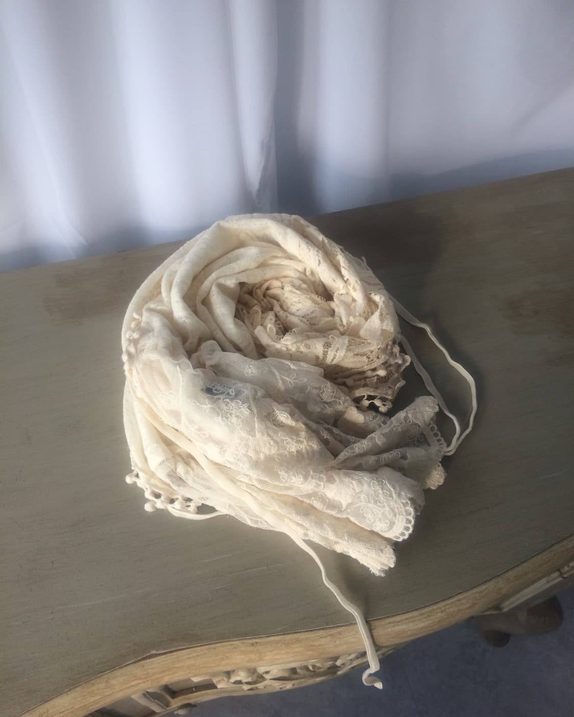 tied shirring point scarf 상품이미지1
