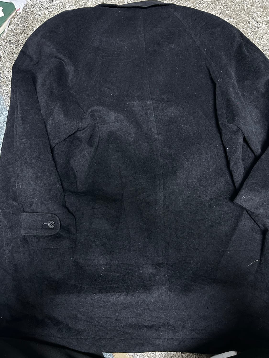 카라 투톤 캐시미어 코트 사이즈 105~110 상품이미지7