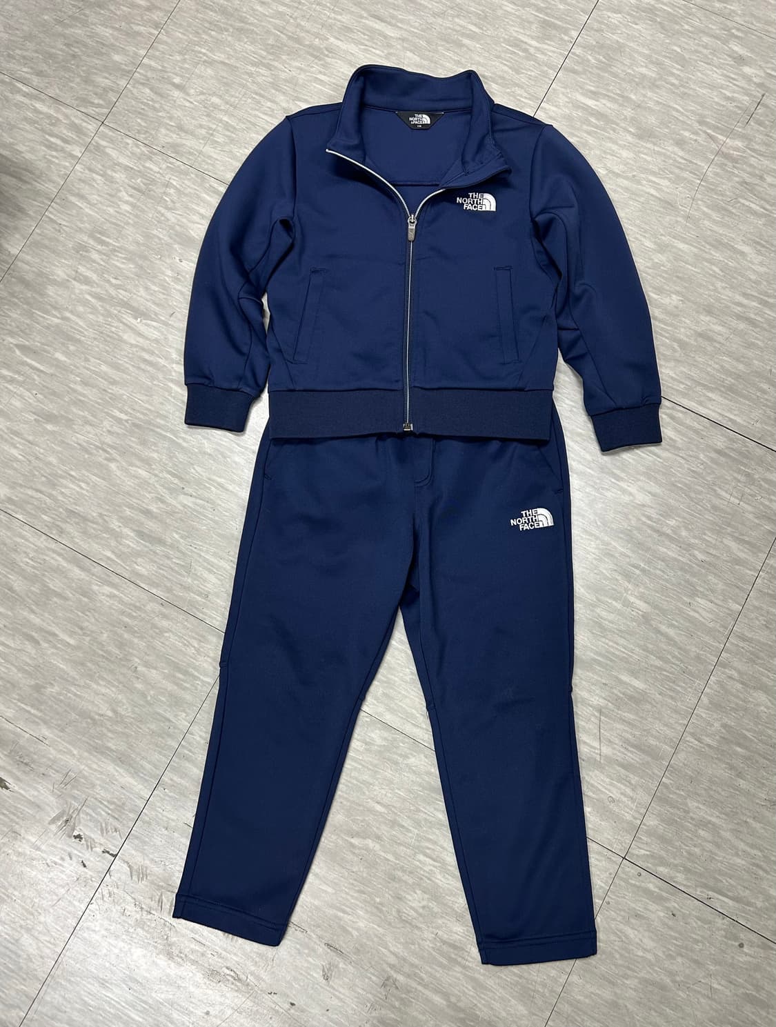노스페이스 네이비 키즈 트레이닝복 세트 상품이미지3