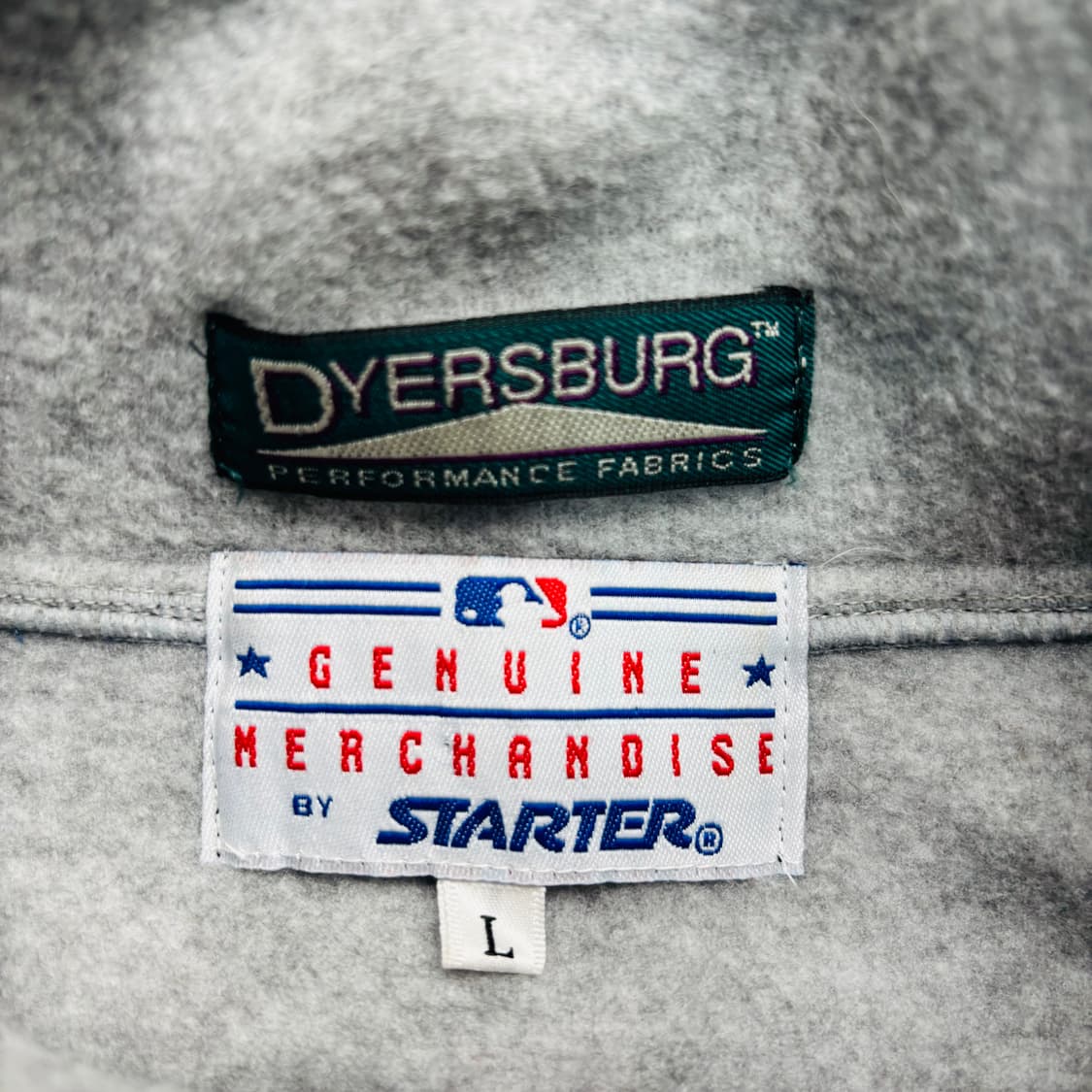 스타터 클리블랜드 인디안스 반집업 플리스 자켓 L 상품이미지7