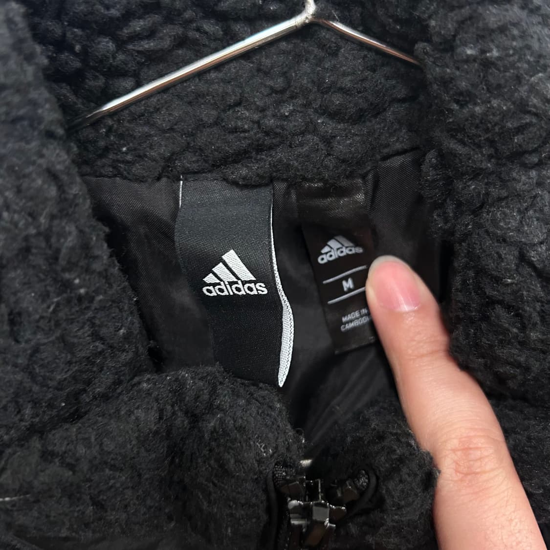 아디다스 나일론 패치 보아 플리스 자켓 상품이미지3