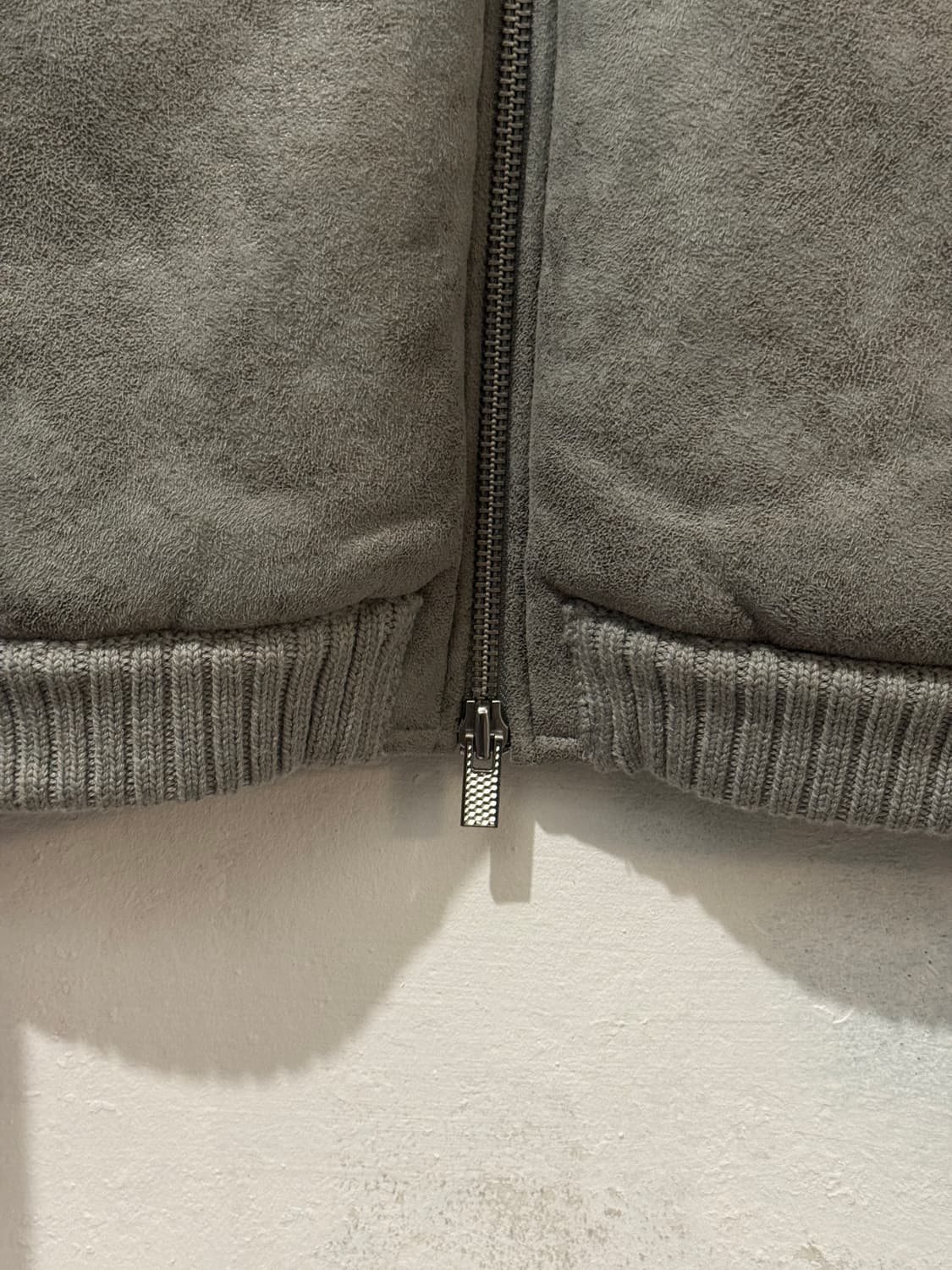 아르마니익스체인지 스웨이드 믹스 니트 자켓 상품이미지3