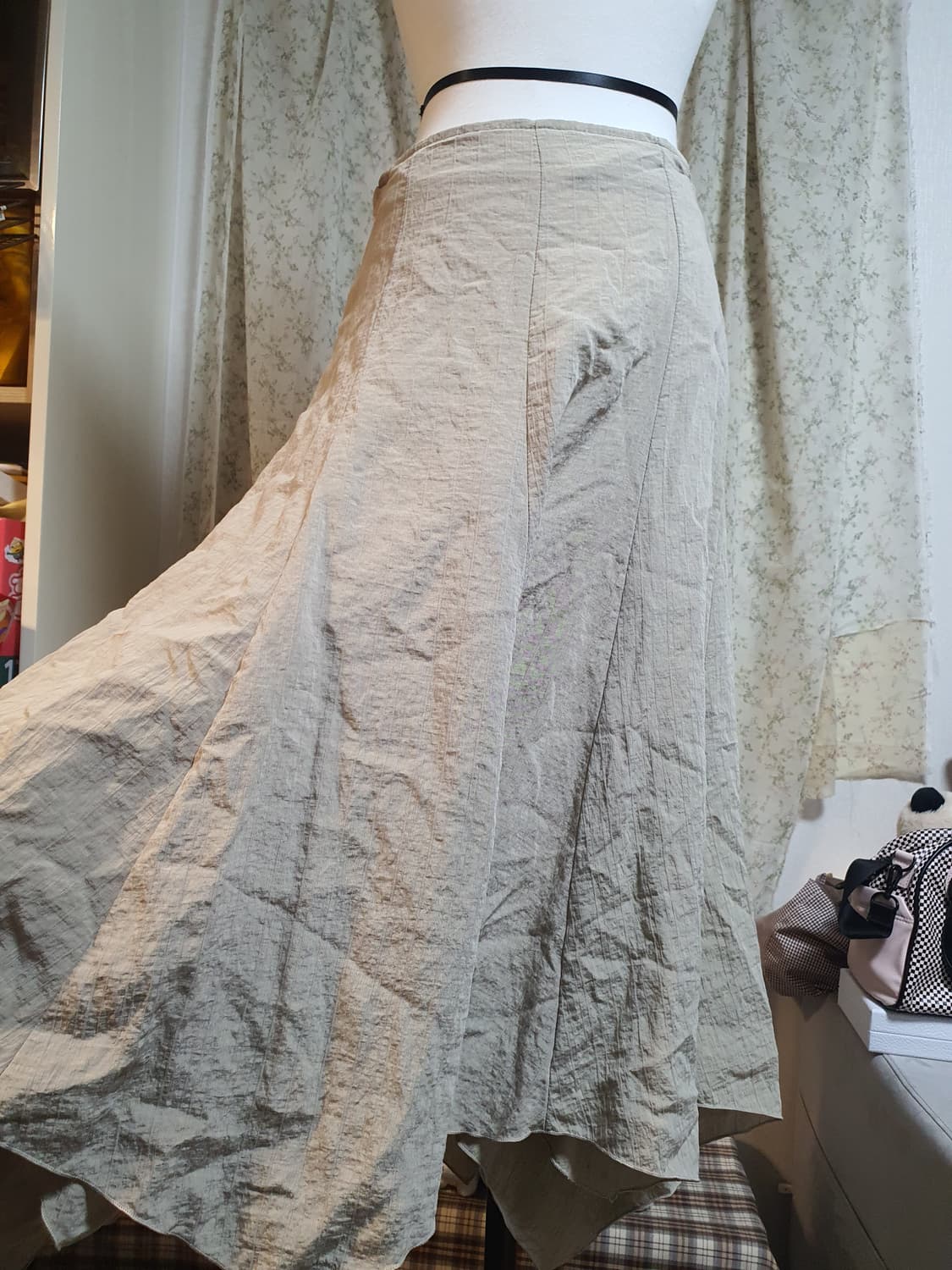 [빈티지] 베이지 롱 스커트 빈티지 스타일 66 상품이미지3
