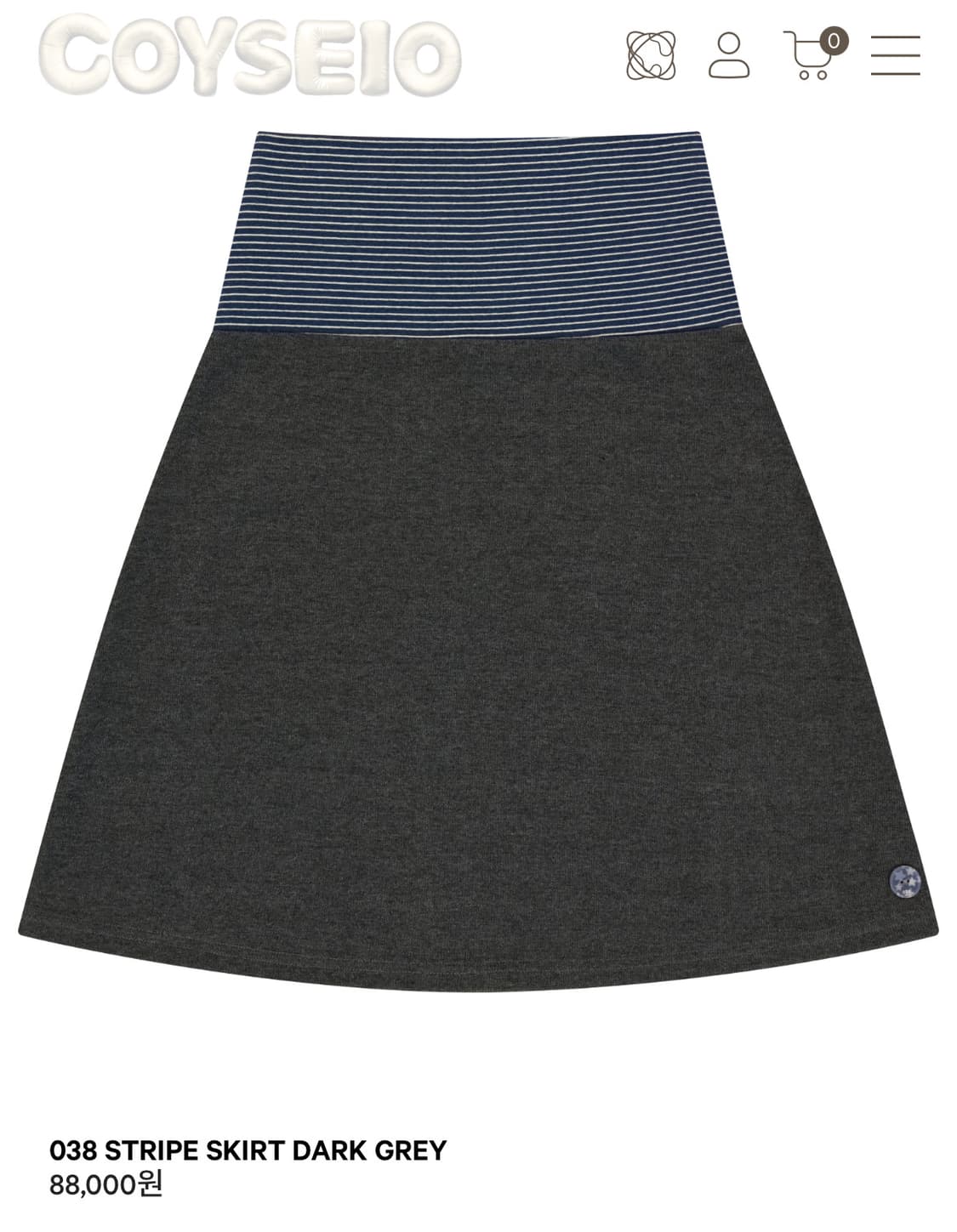 코이세이오 038 스트라이프 스커트 1 상품이미지1