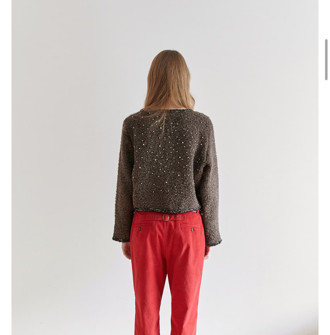 데어드 HOLIDAY CARDIGAN IN TAUPE 상품이미지2