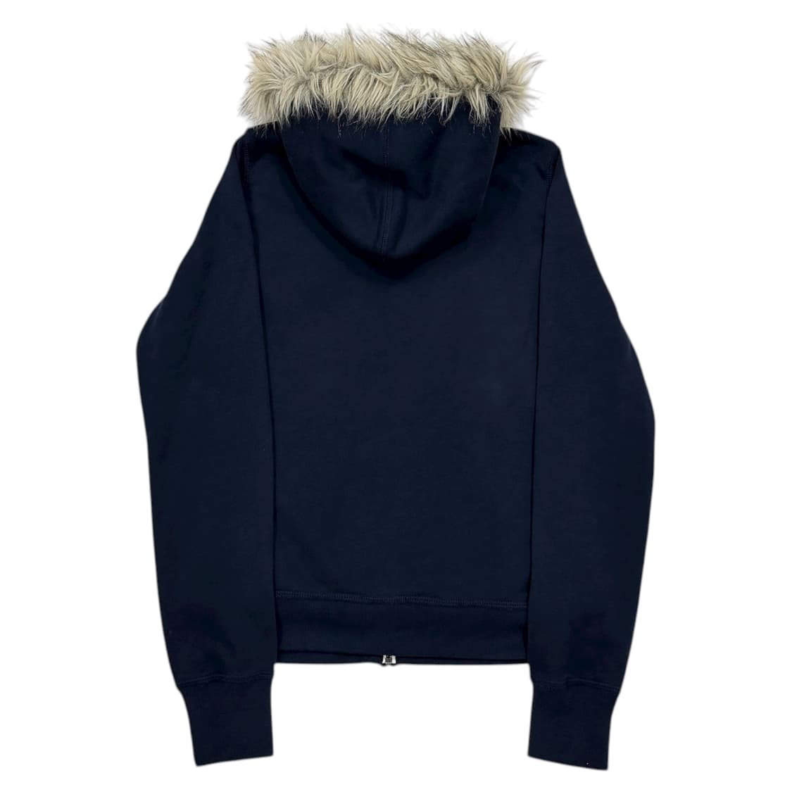 아베크롬비 빈티지 희귀 네이비 울프죠 퍼 Y2K 갸루 후드집업 자켓 L 상품이미지4