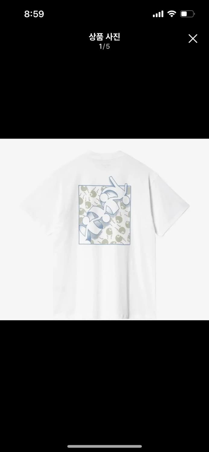 칼하트 WIP 유니파이드 티셔츠 M 상품이미지1
