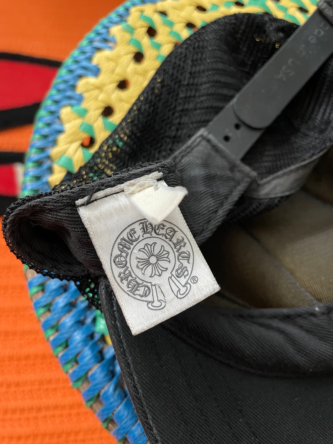 크롬하츠 x 롤링스톤즈 레더 패치 캡 상품이미지8