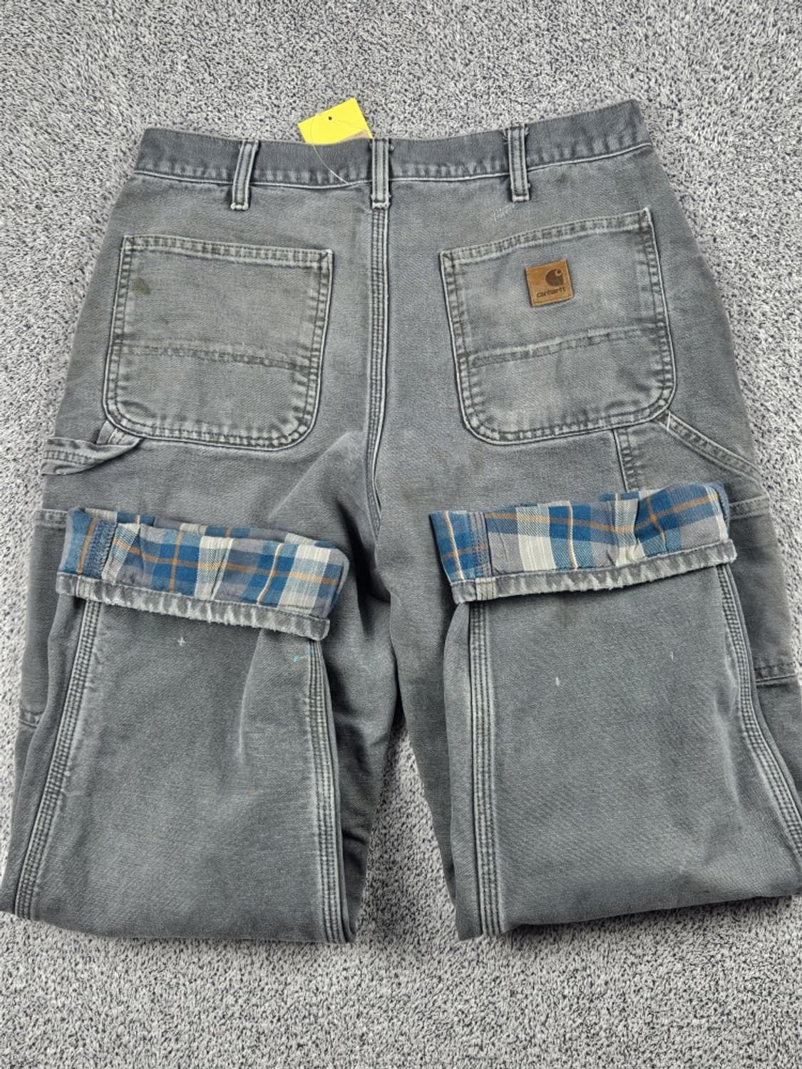 칼하트 헤비 플란넬 카펜터 워크 팬츠 ( 32X30 ) / 10122 상품이미지10