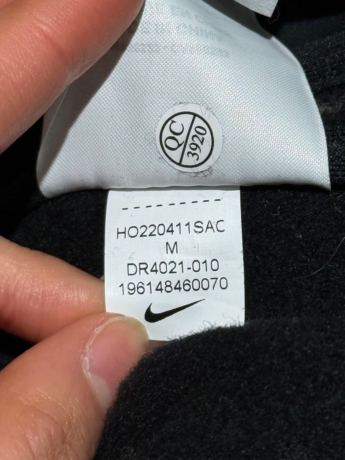 스투시 x 나이키 블랙 NRG 스트라이프 울 팬츠 상품이미지9