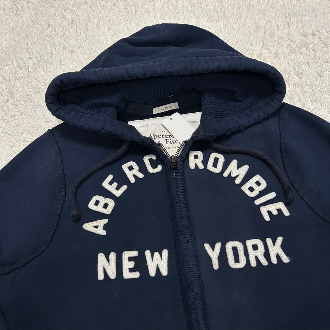 Abercrombie Navy Hood Zip-up 상품이미지5