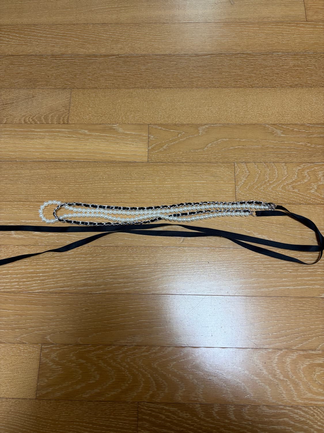 poster 포스터 체인 리본 벨트 상품이미지4