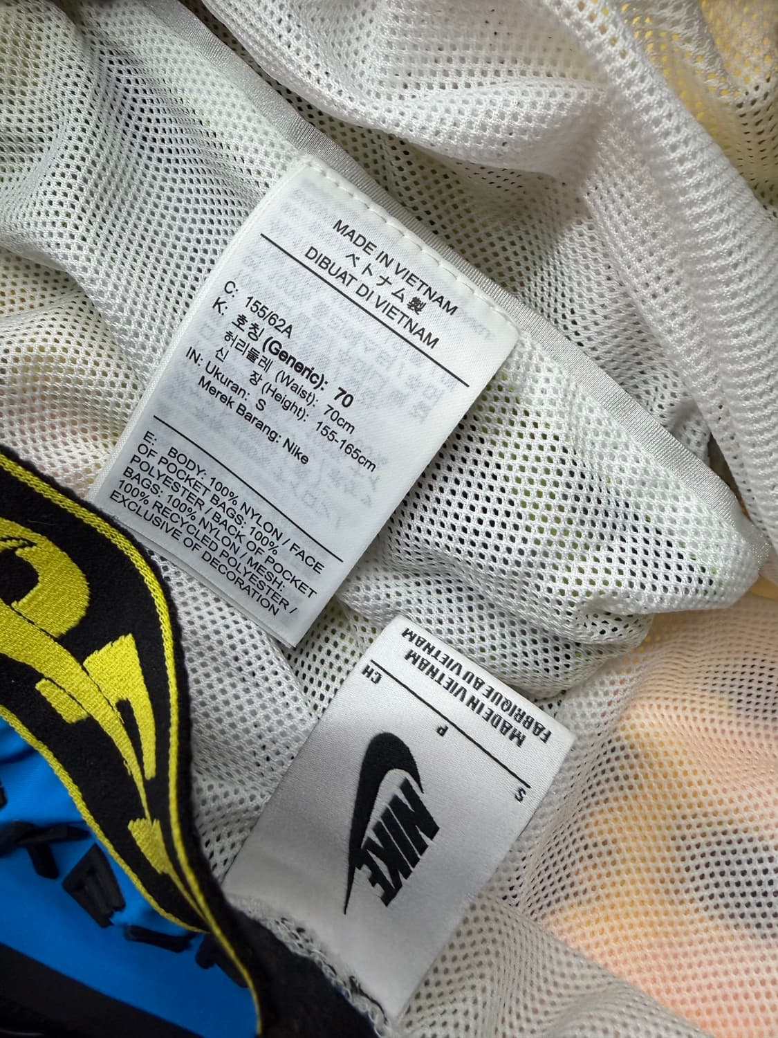 S/ 오프화이트x나이키 타이다이 러너 쇼츠팬츠 상품이미지8