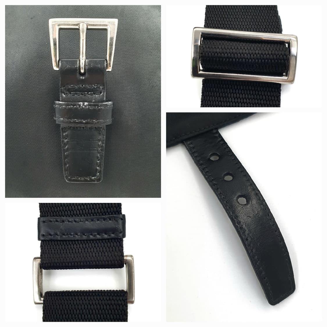 프라다 리나일론 블랙 메신저백 크로스백 숄더백 상품이미지7