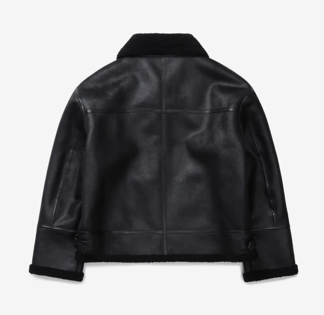 커넥트킨록 하이넥라인 무스탕 자켓 100사이즈 상품이미지4