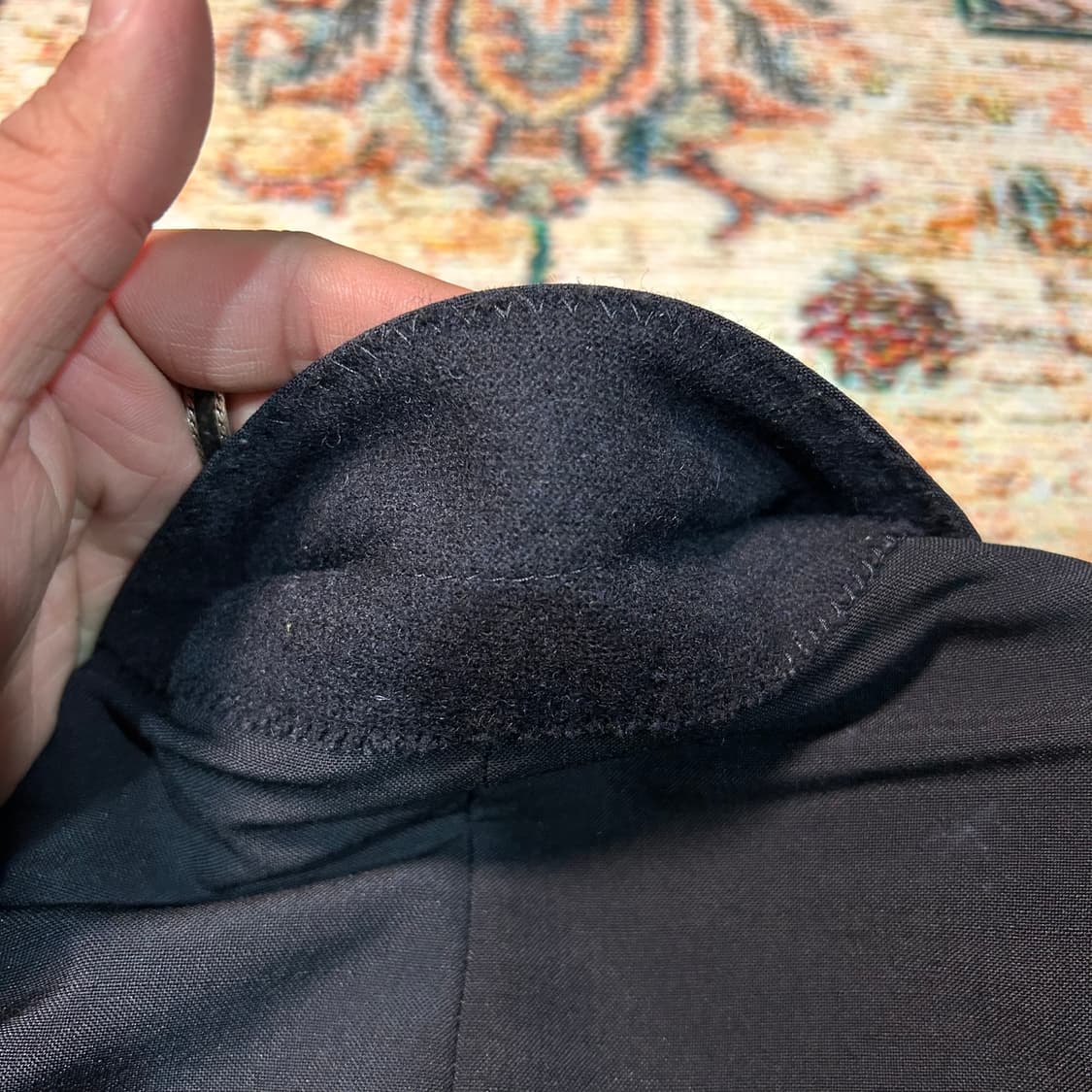 [L] 1998년 생산 꼼데가르송 옴므 듀스 울 모헤어 혼방 블레이저 상품이미지9