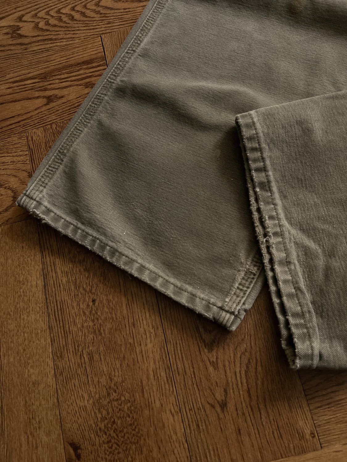 [36]칼하트 USA 빈티지 데미지 모스그린 카펜터 워크 팬츠 M2 상품이미지6