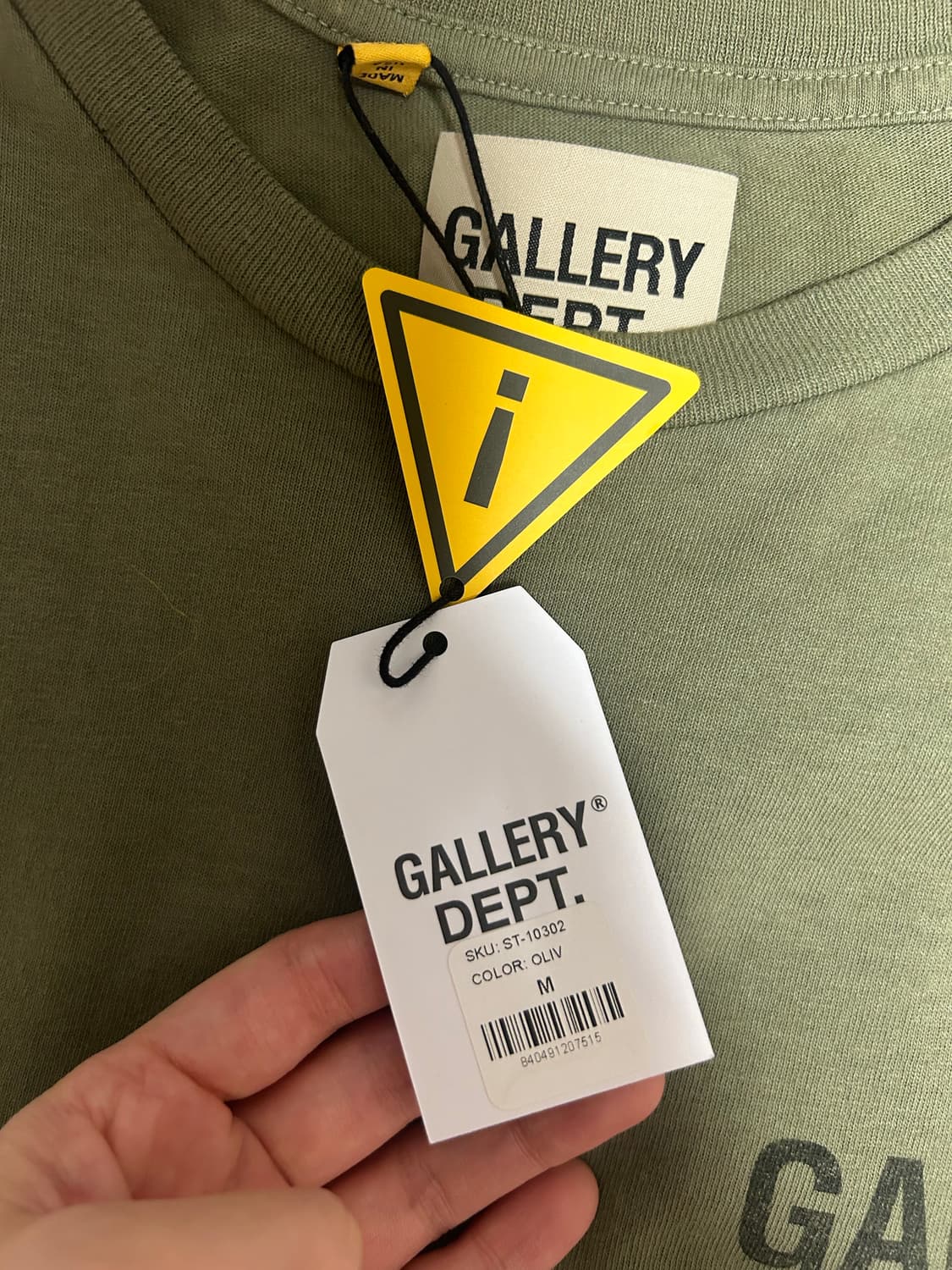 갤댑 25FW 신상 올리브 티셔츠(새재품) 상품이미지9