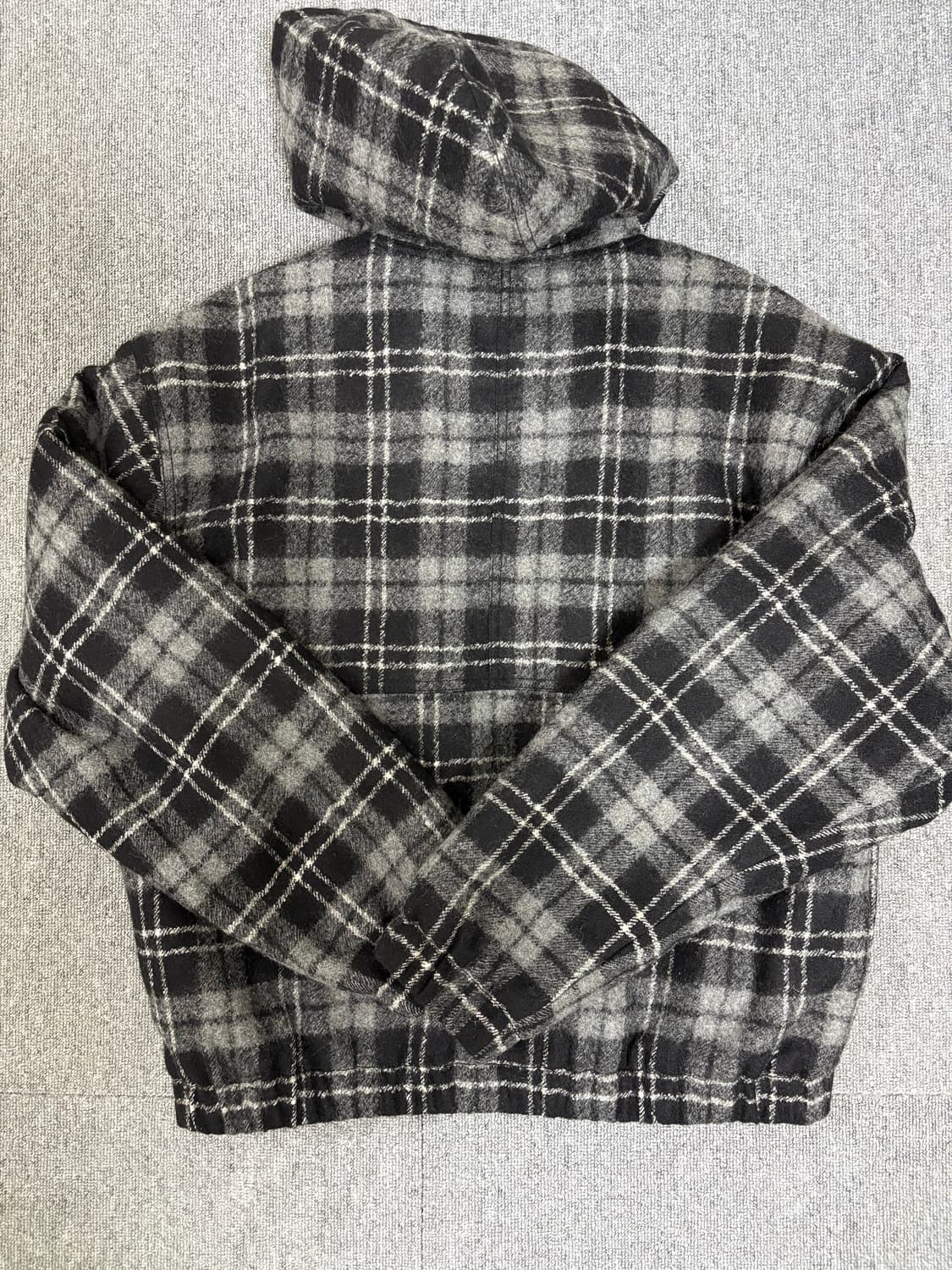 Stussy wool plaid  work jacket m 상품이미지3