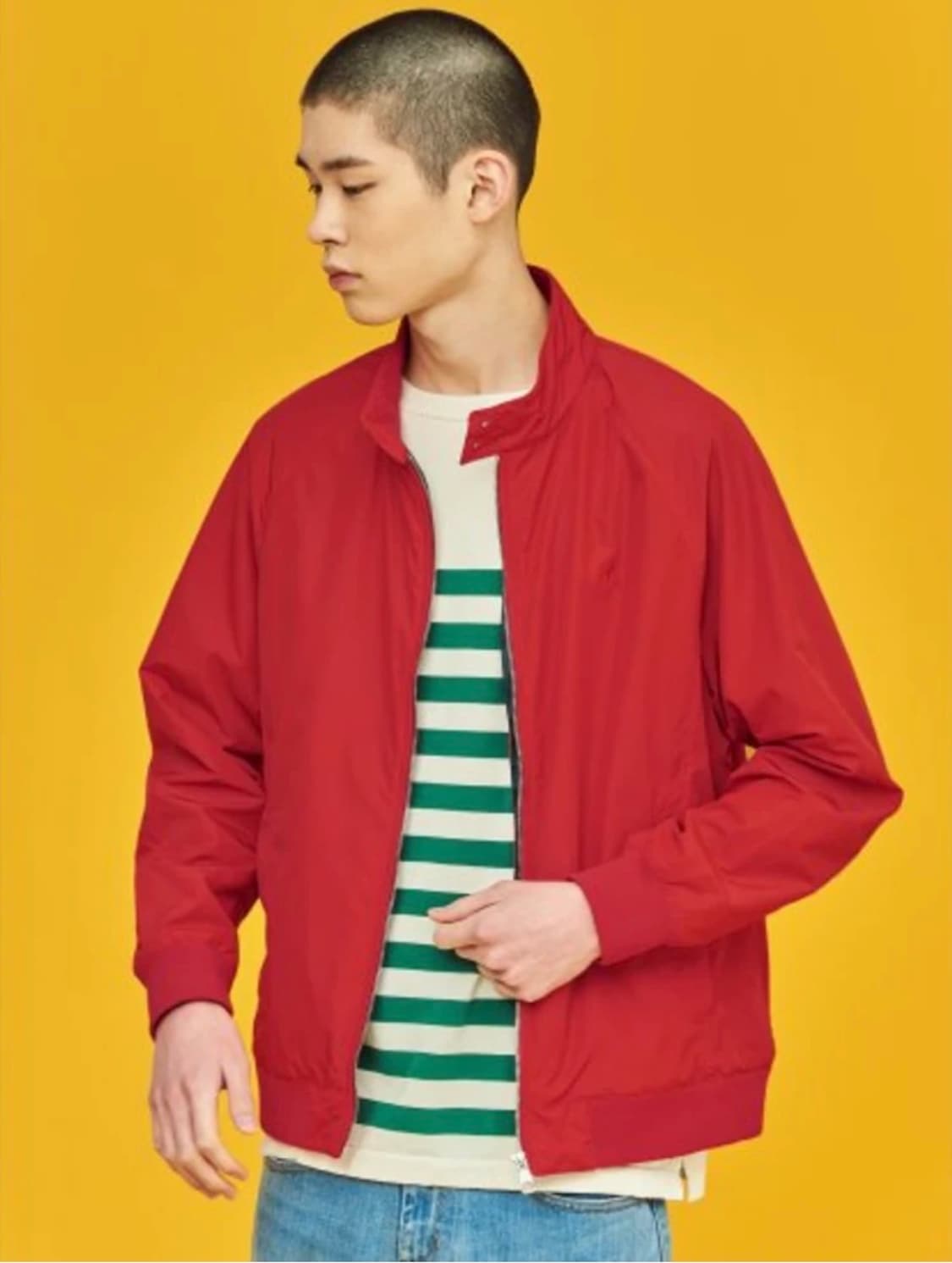 빈폴 화섬 헤링턴 점퍼 레드 XL 상품이미지5