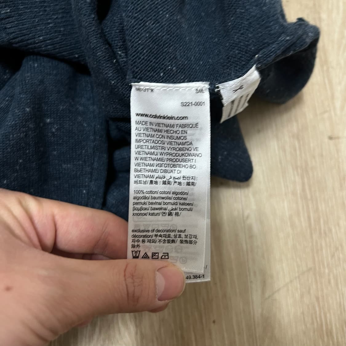 캘빈클라인 베이직 라운드 니트 XS/85  상품이미지5