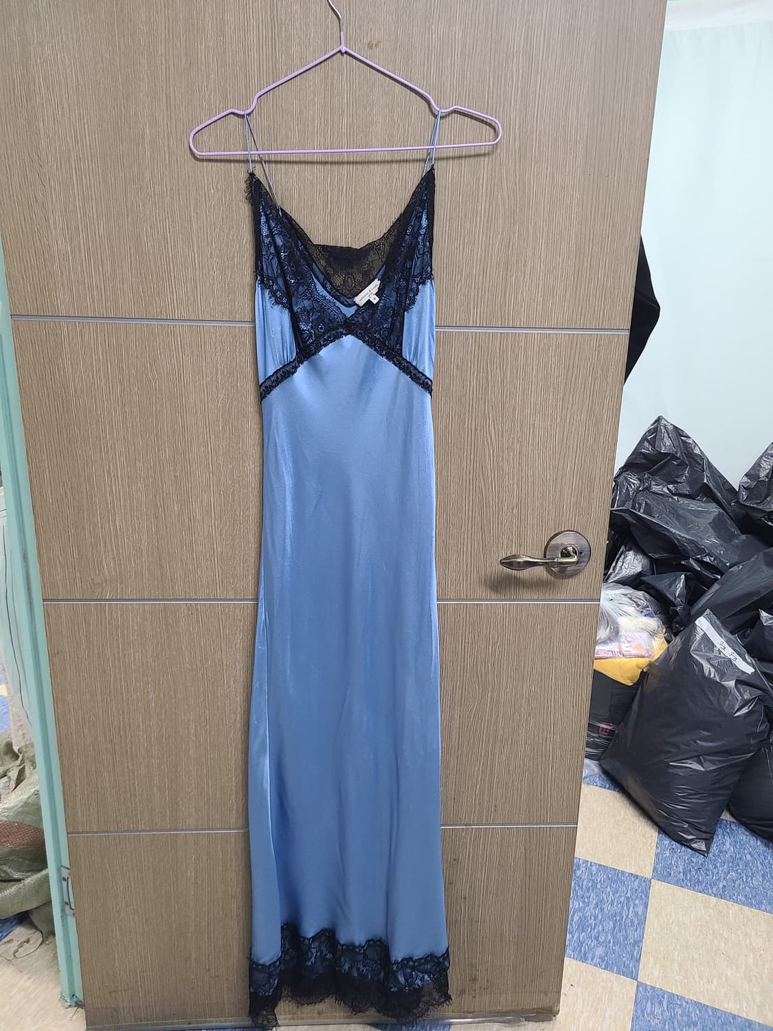 나타샤진코 실크 롱 슬립원피스 상품이미지1