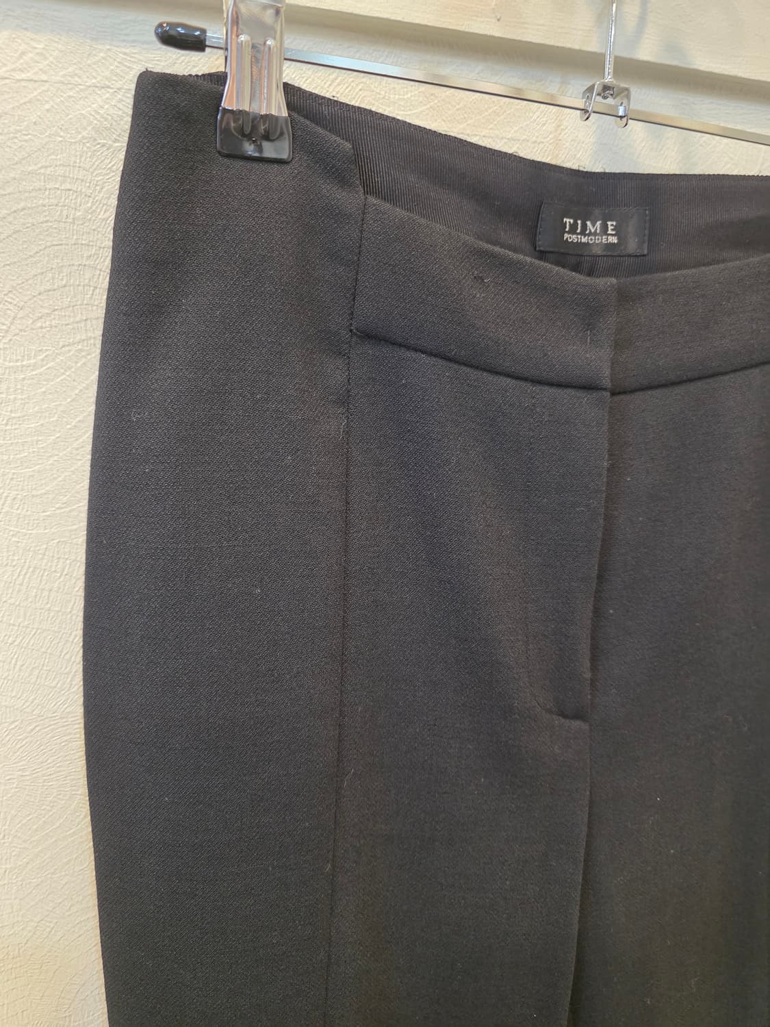TIME  블랙 모 정장 바지 상품이미지3