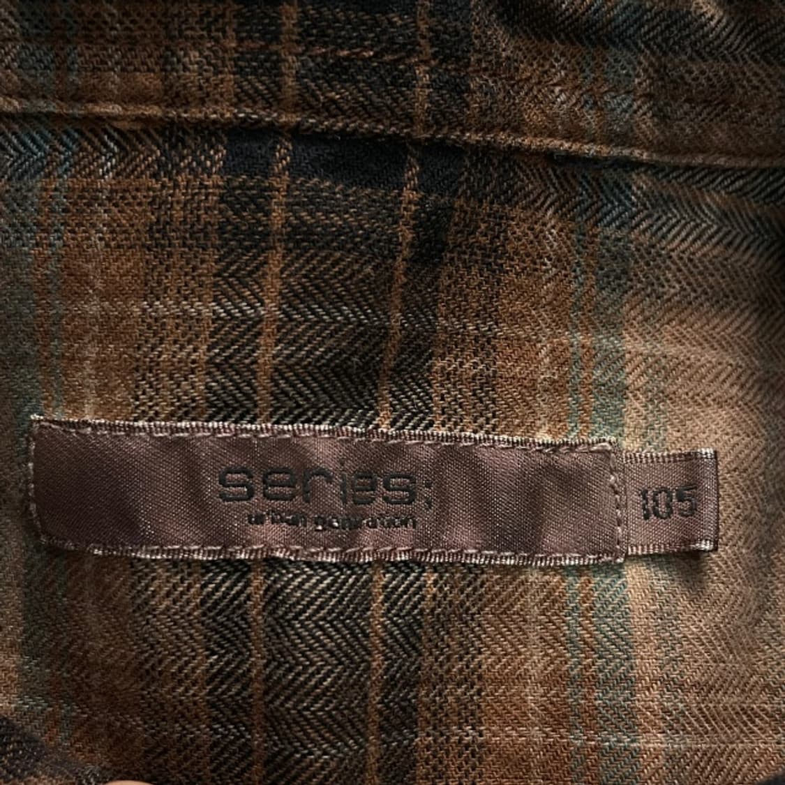 105 시리즈 체크셔츠  상품이미지3