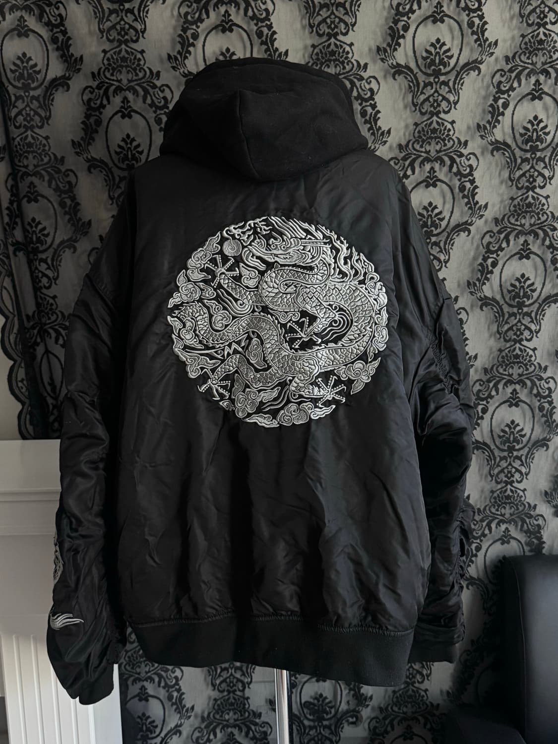 tm3 은룡자수 곤룡포 항공점퍼 스카잔 XL 상품이미지4