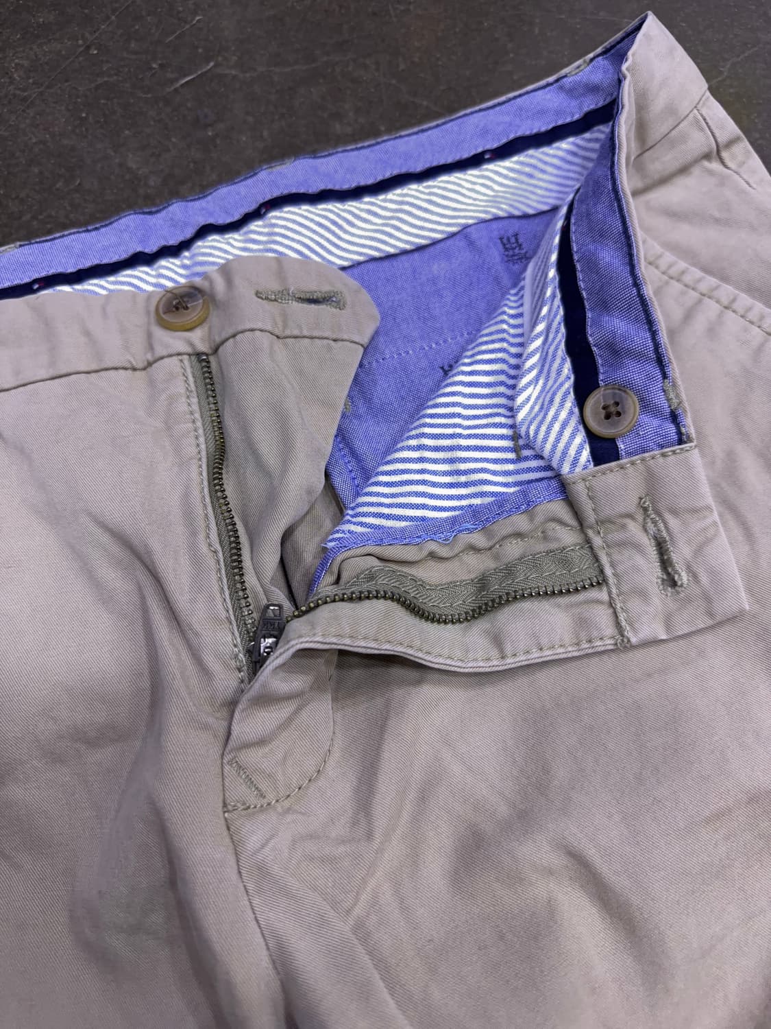 타미힐피거 레귤러핏 오가닉 코튼 머서 치노팬츠 베이지 34 상품이미지8