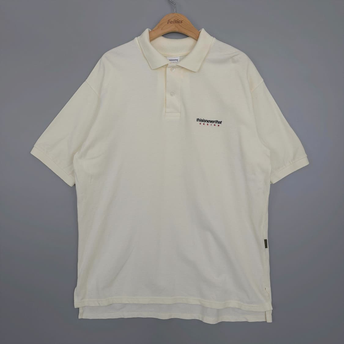 디스이즈네버댓 thisisneverthat 코튼 카라 반팔티셔츠 L 상품이미지1