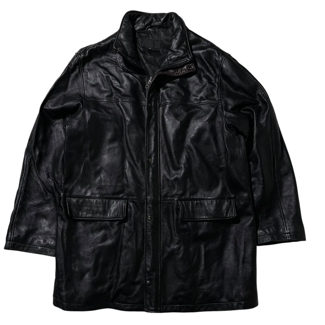 Piccolo Negozio 램스킨 싱글 레더 카코트 블랙 상품이미지1