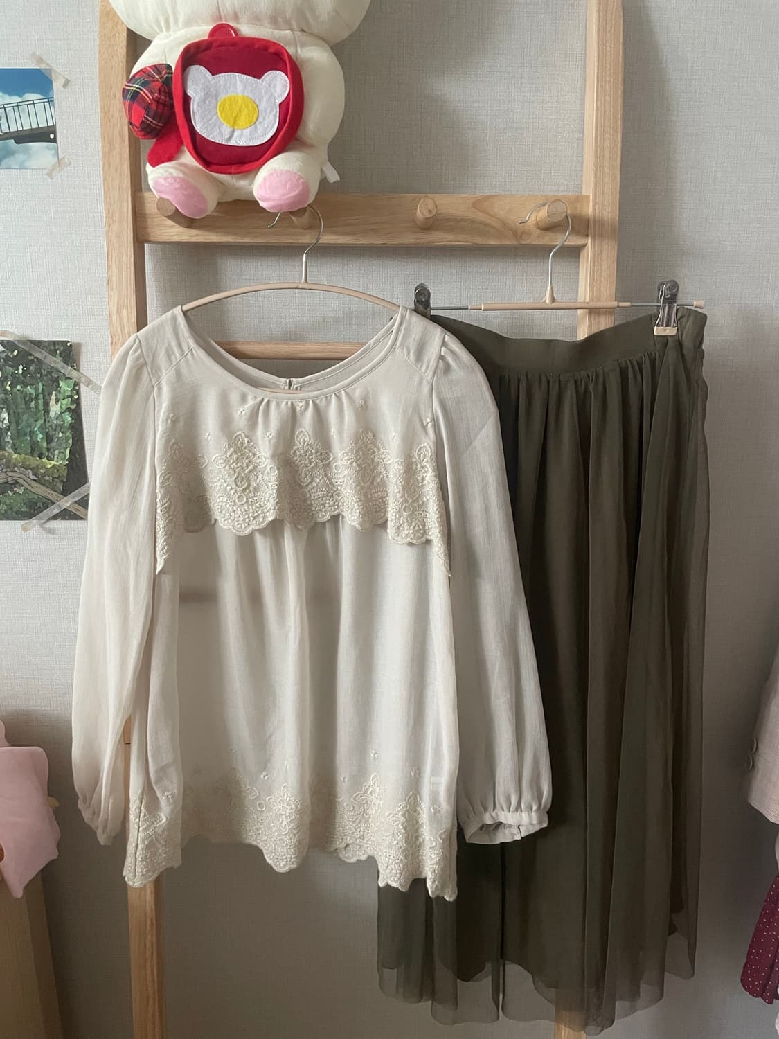 모리걸 녹차라떼 set (착용샷) 상품이미지2