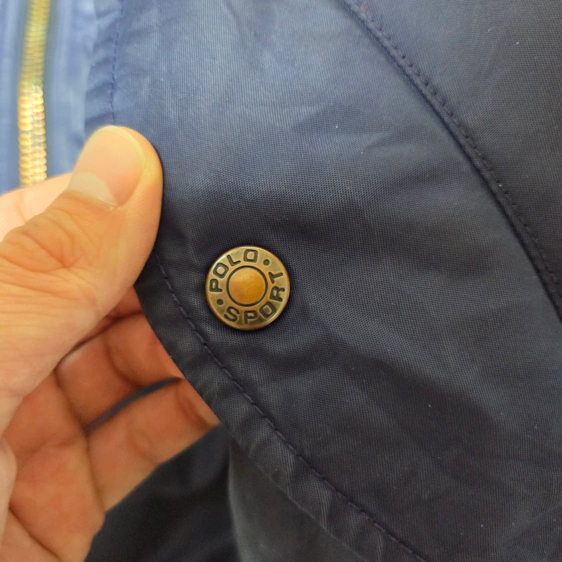 90s 폴로스포츠 스펠아웃 MA-1 랄프로렌 항공점퍼 다크네이비 상품이미지3