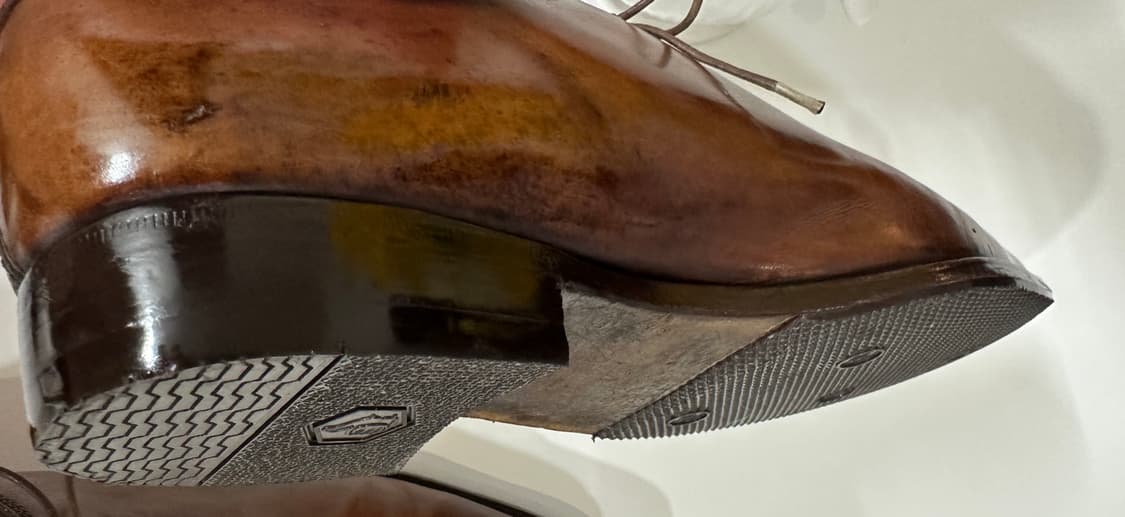 벨루티 베네치아 옥스포드 브라운 슈즈 상품이미지3