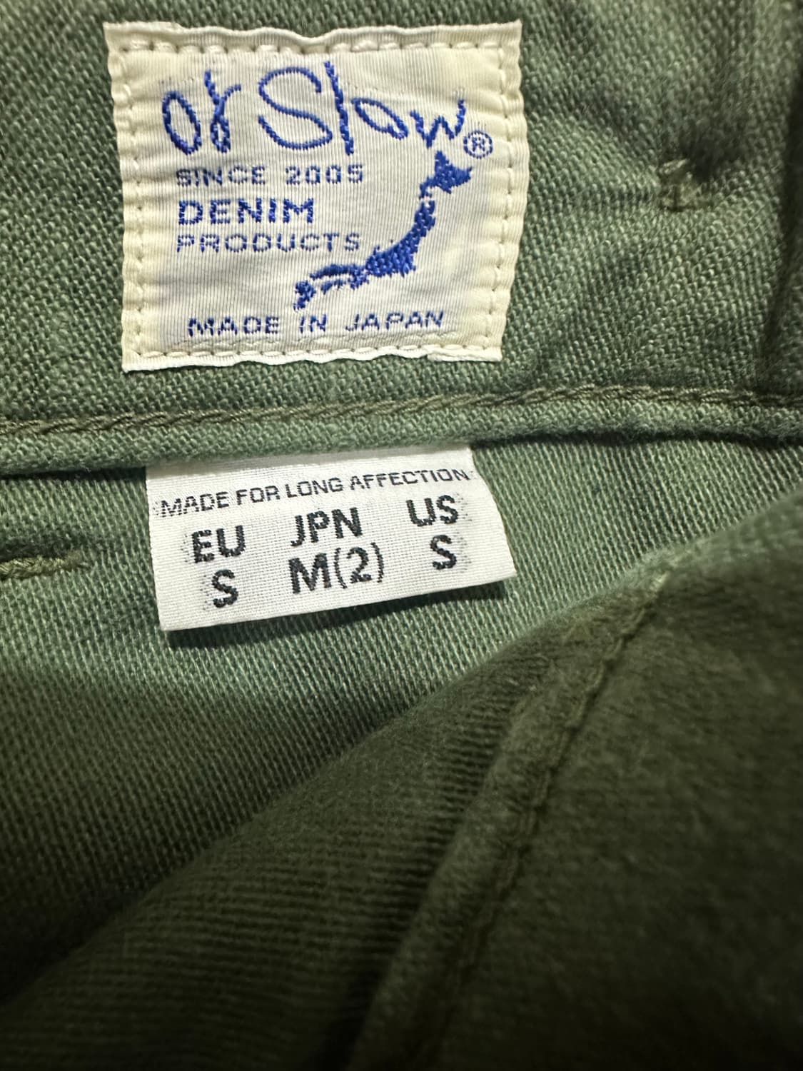 Orslow 퍼티그 오리지널핏 2사이즈 상품이미지4