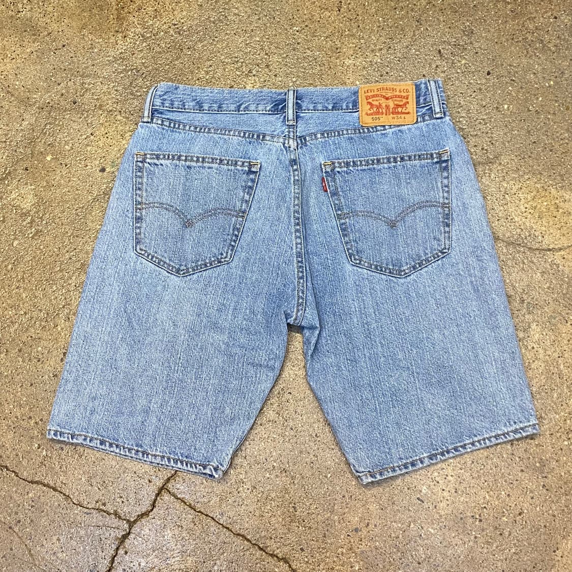 미국 빈티지 리바이스 505 연청바지 34size 상품이미지5