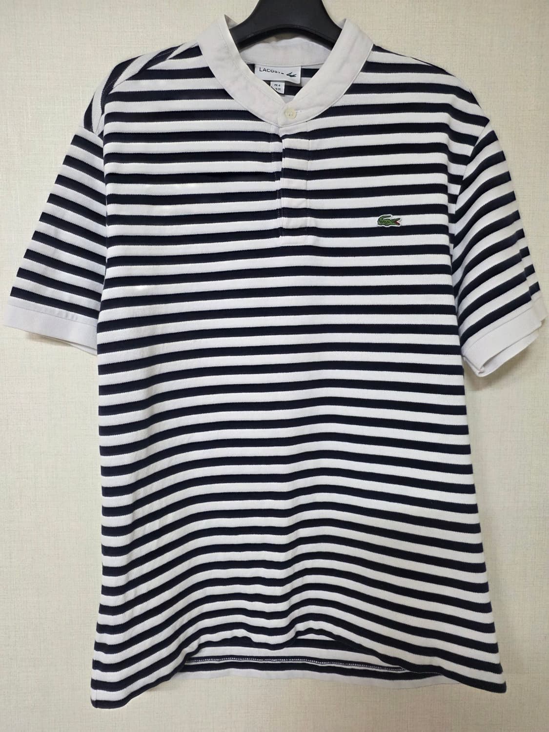라코스테 단가라 반팔 카라티 네이비 상품이미지1