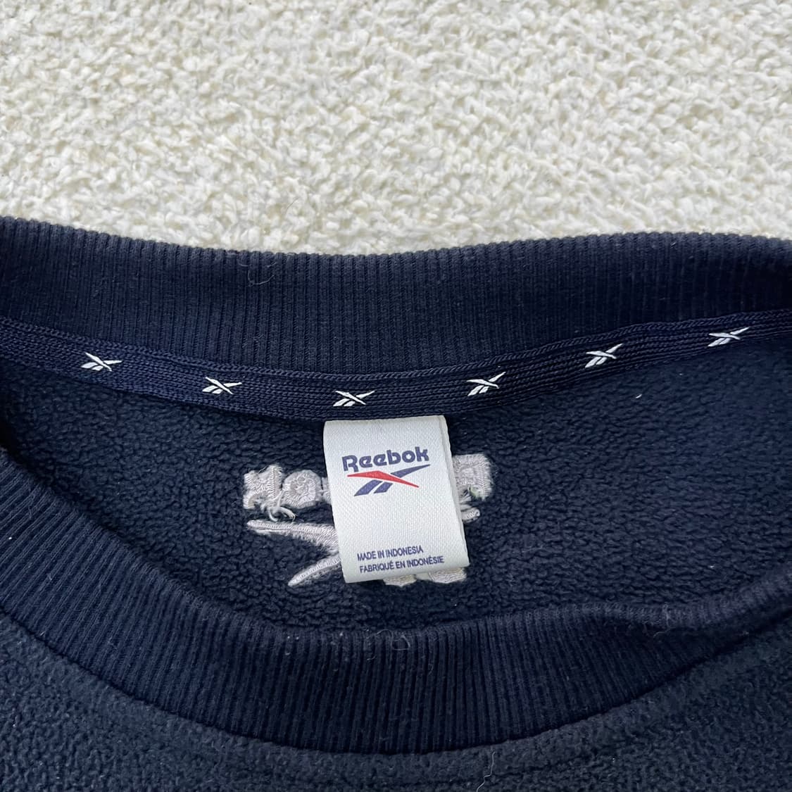 2XL 리복 빅로고 플리스 맨투맨 0325M 상품이미지2